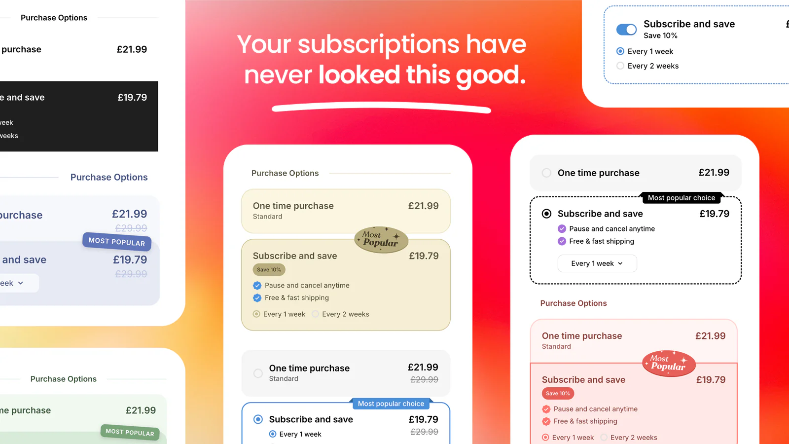 Subscription feature preview 2