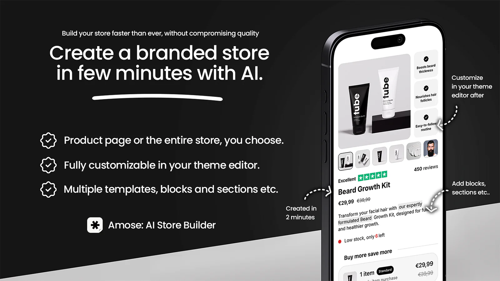 Amose AI Store main preview