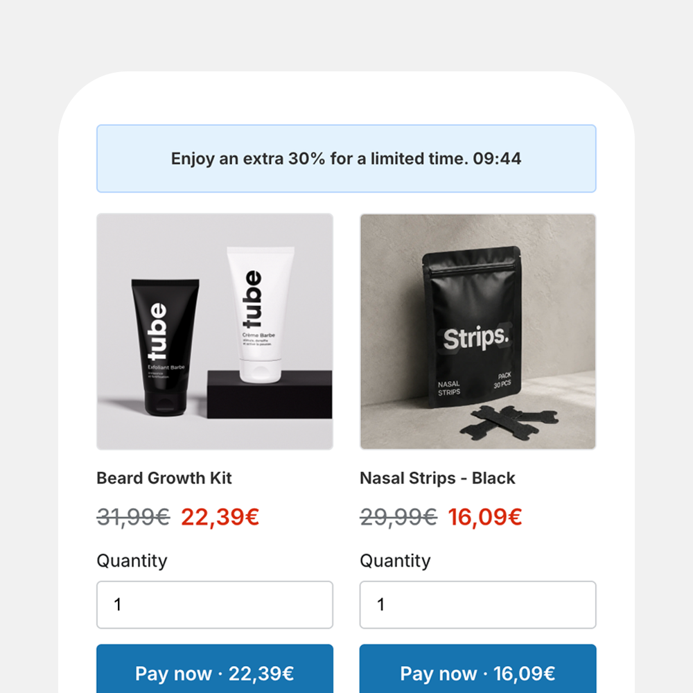 Post-purchase offer example 3